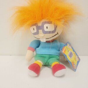 Vtg Rugrats Nickelodeon Chuckie Mini Bean Bag Plush Stuffed Toy